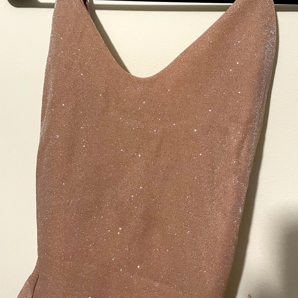 Gold sparkly bodysuit